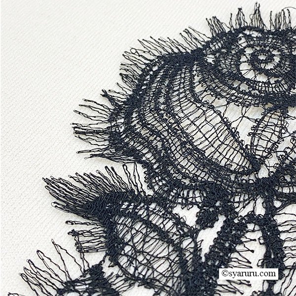 画像11: 【新作 SuperBeauty 2025秋冬 クーポン＆POINT可】花レース使い配色セーター (11)