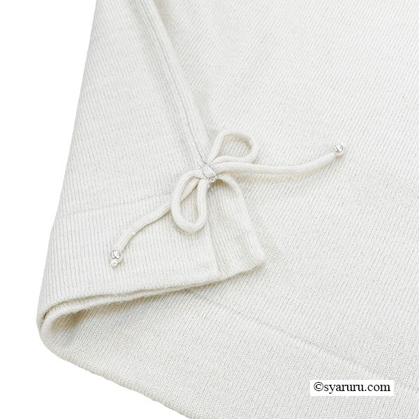 画像6: 【新作 SuperBeauty 2025秋冬 クーポン＆POINT可】花レース使い配色セーター (6)