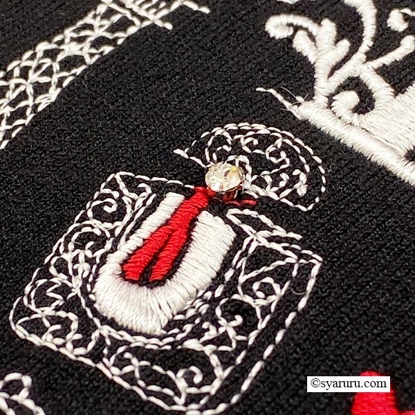 画像9: 【SuperBeauty 2025秋冬 クーポン＆POINT可】Paris刺しゅう入りハイネックセーター (9)