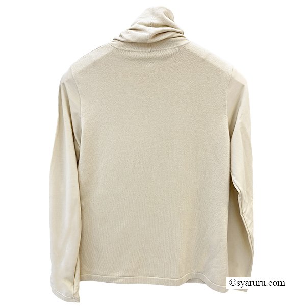 画像3: 【新作 SuperBeauty 2025秋冬 クーポン＆POINT可】ベロア袖×胸元刺繍入りハイネックセーター (3)