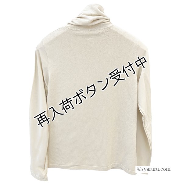 画像3: 【 OUTLET SALE 《半額以下+クーポン＋POINT！》SuperBeauty 】 ベロア袖×胸元刺繍入りハイネックセーター《送料220円代引は通常送料》 (3)