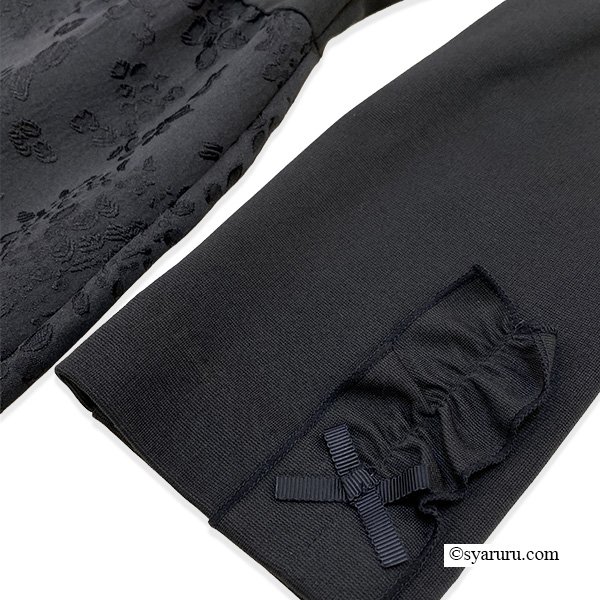 画像7: 【SuperBeauty 2025秋冬 クーポン＆POINT可】ジャガード織切替ポンチ素材チュニックカットソー (7)