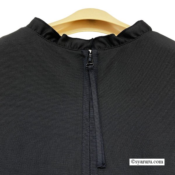 画像9: 【SuperBeauty 2025秋冬 クーポン＆POINT可】ジャガード織切替ポンチ素材チュニックカットソー (9)