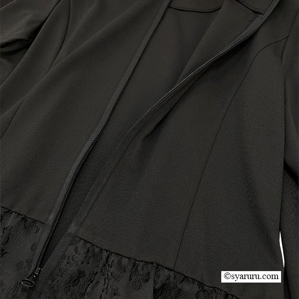 画像10: 【SuperBeauty 2025秋冬 クーポン＆POINT可】ジャガード織切替ポンチ素材チュニックカットソー (10)