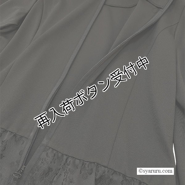 画像10: 【SuperBeauty 2025秋冬 クーポン＆POINT可】ジャガード織切替ポンチ素材チュニックカットソー (10)