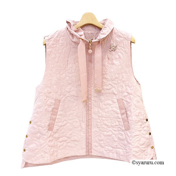 画像7: 【新作 SuperBeauty 2025秋冬 クーポン＆POINT可】中わたキルティング生地ベスト (7)