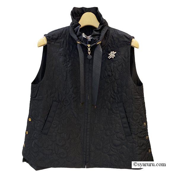 画像3: 【新作 SuperBeauty 2025秋冬 クーポン＆POINT可】中わたキルティング生地ベスト (3)