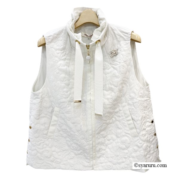 画像5: 【新作 SuperBeauty 2025秋冬 クーポン＆POINT可】中わたキルティング生地ベスト (5)