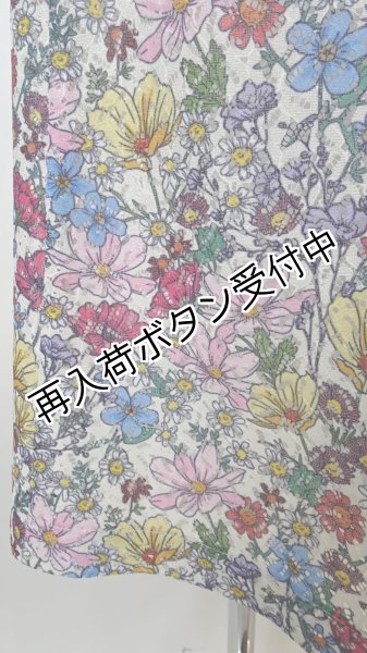 画像10: 【今週の追加 《半額以下+クーポン＋POINT！》SuperBeauty 】多色小花プリントレース素材半袖ワンピース (10)