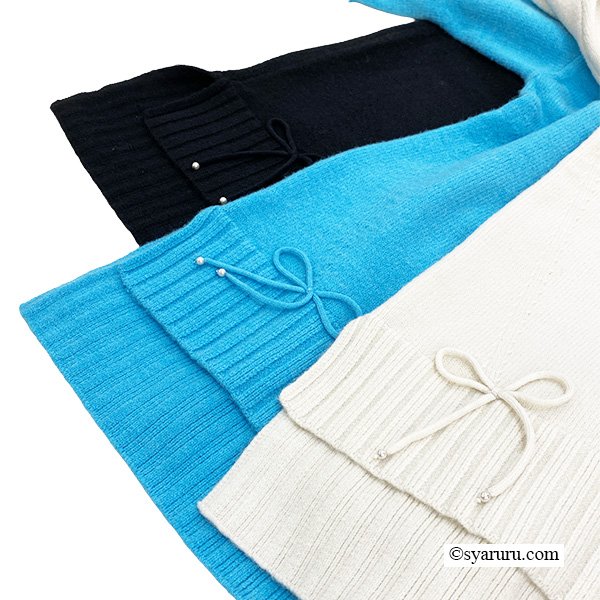 画像9: 【新作 SuperBeauty 2025秋冬 クーポン＆POINT可】胸元刺繍入りハイネックセーター (9)