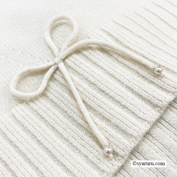 画像13: 【新作 SuperBeauty 2025秋冬 クーポン＆POINT可】胸元刺繍入りハイネックセーター (13)