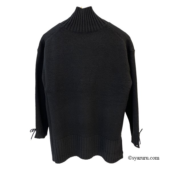 画像7: 【新作 SuperBeauty 2025秋冬 クーポン＆POINT可】胸元刺繍入りハイネックセーター (7)