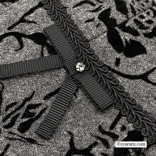 画像12: 【新作 SuperBeauty 2025秋冬 クーポン＆POINT可】裾フリルデザインフロッキープリント前あきワンピース (12)