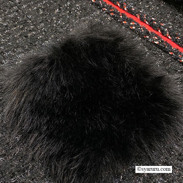 画像9: 【新作 SuperBeauty 2025秋冬 クーポン＆POINT可】ポケットファーデザインツイード素材ワンピース (9)