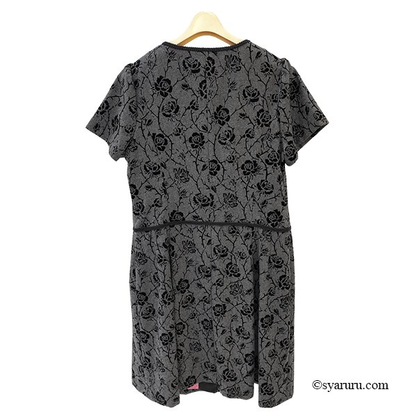 画像6: 【新作 SuperBeauty 2025秋冬 クーポン＆POINT可】フロッキープリント半袖ワンピース (6)