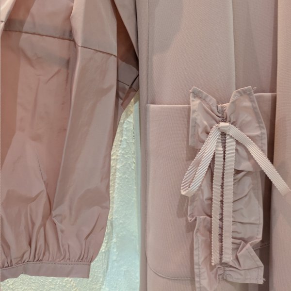 画像4: 【SuperBeauty  】バルーン袖ダンボールニット×タフタワンピース (4)