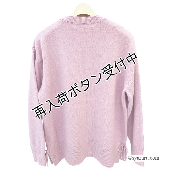 画像5: 【《30%OFF！》SuperBeauty 2025秋冬】胸元花モチーフ付ニットプルオーバー (5)