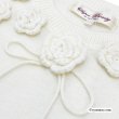 画像6: 【新作 SuperBeauty 2025秋冬 クーポン＆POINT可】胸元花モチーフ付ニットプルオーバー (6)