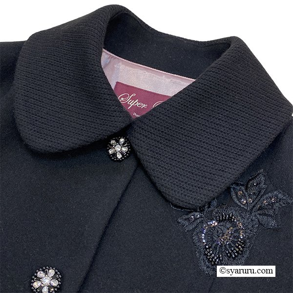 画像4: 【《30%OFF！》SuperBeauty 2025秋冬】ツイードチェック切替コート (4)