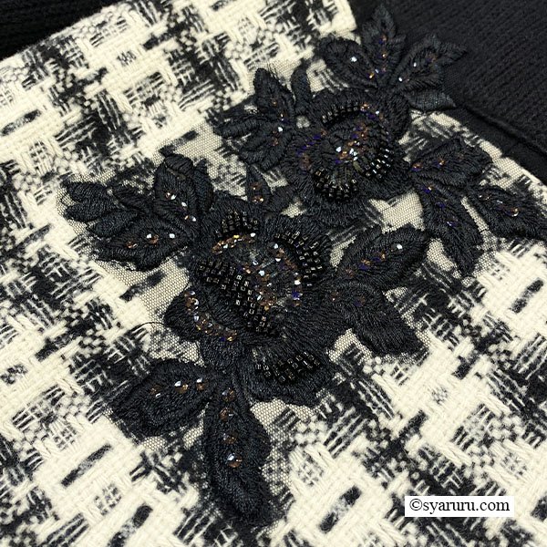 画像8: 【《30%OFF！》SuperBeauty 2025秋冬】ツイードチェック切替コート (8)