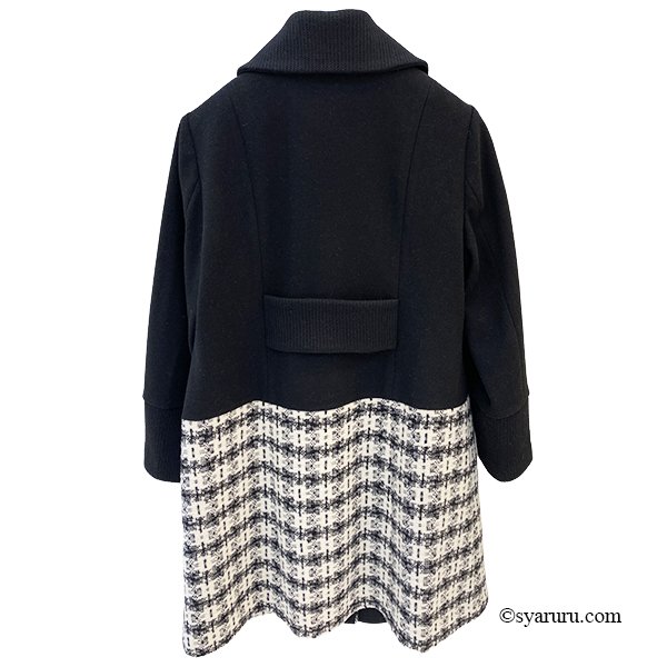 画像3: 【《30%OFF！》SuperBeauty 2025秋冬】ツイードチェック切替コート (3)