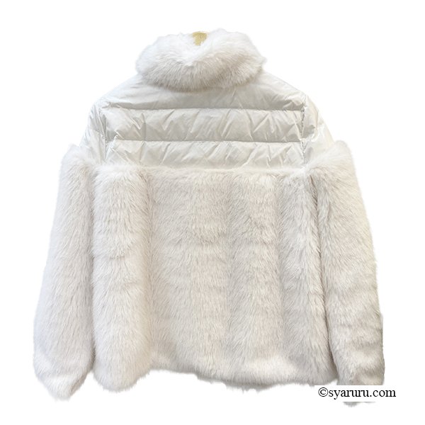 画像5: 【《30%OFF！》SuperBeauty 2025秋冬】フェイクファー切替ダウンショートコート (5)