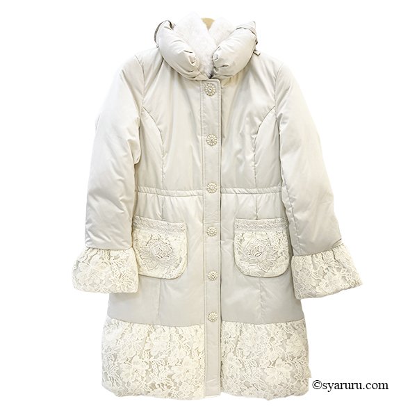 画像6: 【《30%OFF！》SuperBeauty 2025秋冬】裾レース切替ダウンコート (6)