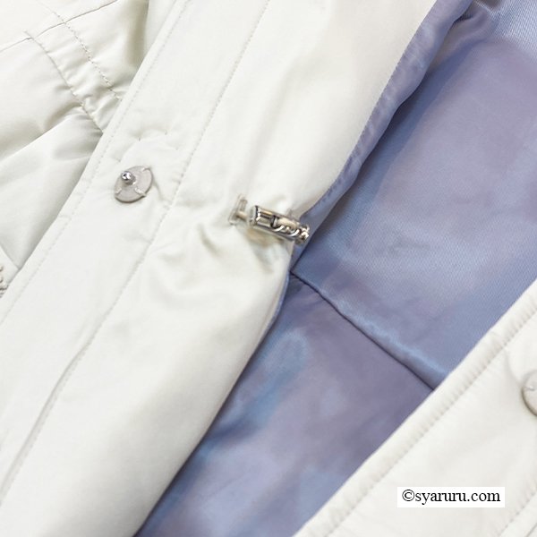 画像17: 【《30%OFF！》SuperBeauty 2025秋冬】裾レース切替ダウンコート (17)