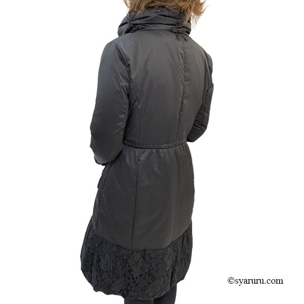 画像2: 【《30%OFF！》SuperBeauty 2025秋冬】裾レース切替ダウンコート (2)