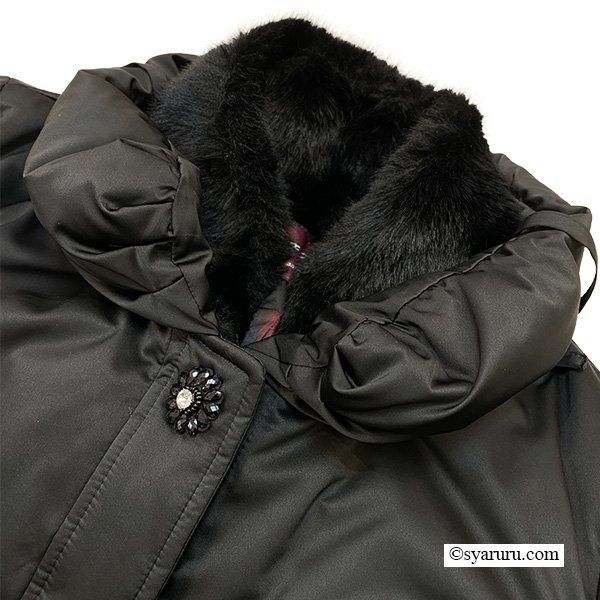 画像8: 【《30%OFF！》SuperBeauty 2025秋冬】裾レース切替ダウンコート (8)