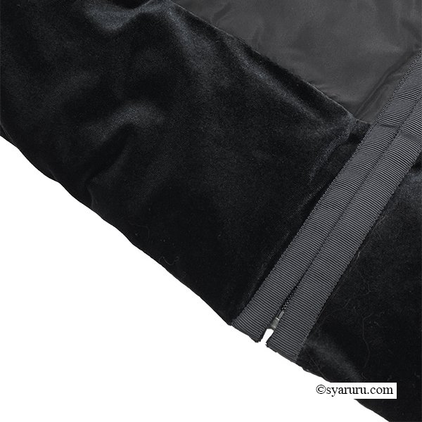 画像8: 【《30%OFF！》SuperBeauty 2025秋冬】レース使いベロア切替ダウンコート (8)