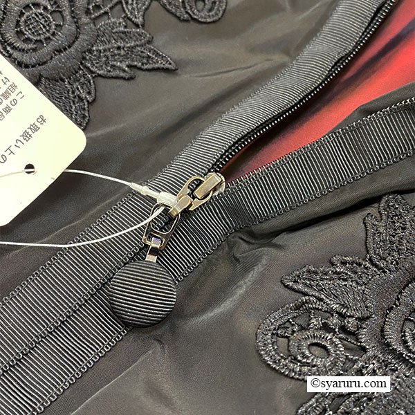 画像13: 【《30%OFF！》SuperBeauty 2025秋冬】レース使いベロア切替ダウンコート (13)