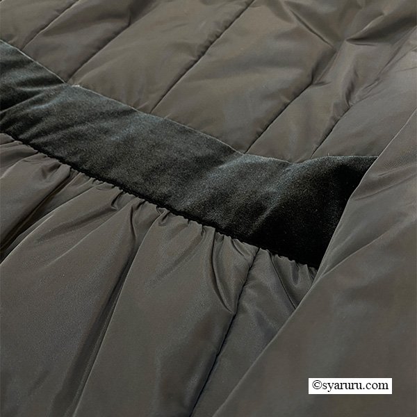 画像14: 【《30%OFF！》SuperBeauty 2025秋冬】レース使いベロア切替ダウンコート (14)