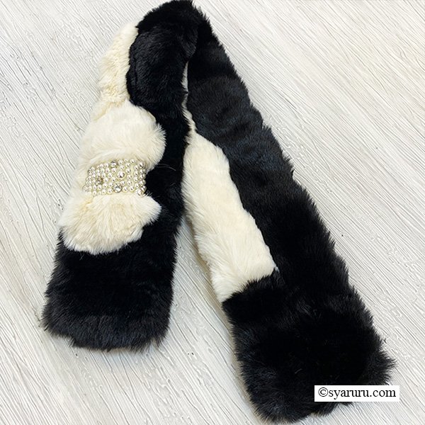 画像5: 【あわせて買うと便利】モノトーンパール プレミアムファー マフラー (5)