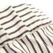 画像4: 【15,000円 →超特価 3,900円＜在庫限り＞クーポン/POINT不可】ストライプ裾異素材切替のタフタ素材スカート (4)