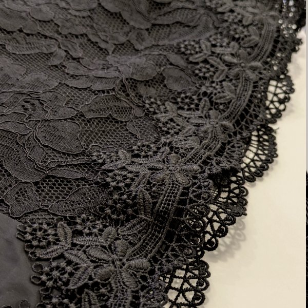 画像4: 【16,000円 →超特価 5,900円＜在庫限り＞クーポン/POINT不可】タフタとサイドレース切替のスカート (4)