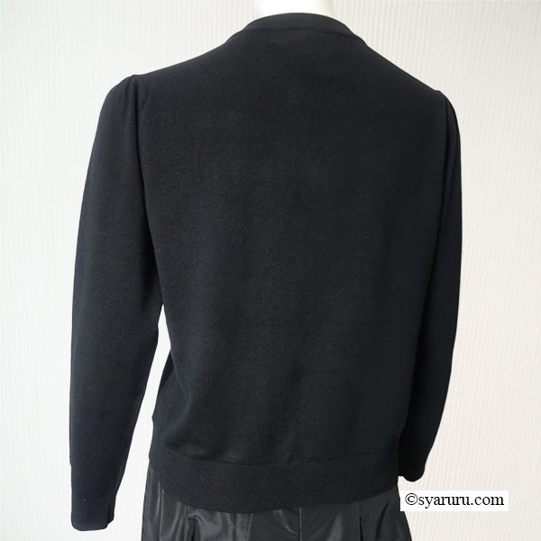 画像3: 【新作 《30%OFF！》SuperBeauty 2025秋冬】花×香水瓶刺しゅうベロア素材×ニットカーディガン (3)