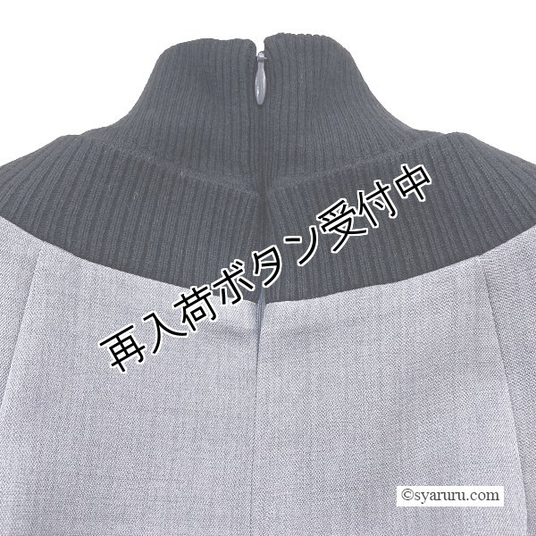 画像6: 【新作 《30%OFF！》SuperBeauty 2025秋冬】レイヤード風切替ワンピース (6)