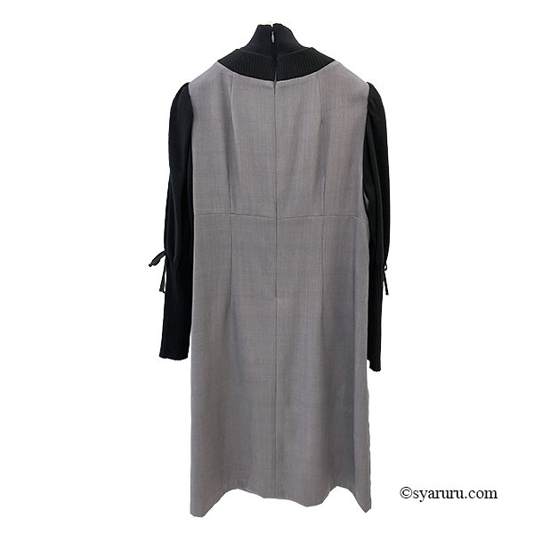 画像4: 【新作 《30%OFF！》SuperBeauty 2025秋冬】レイヤード風切替ワンピース (4)