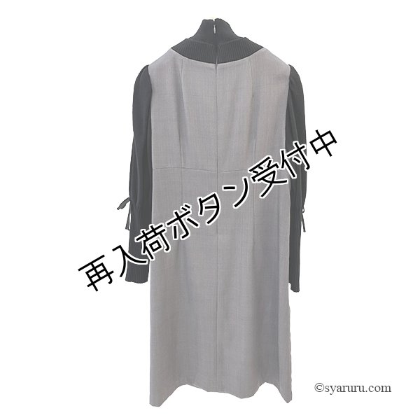 画像4: 【新作 《30%OFF！》SuperBeauty 2025秋冬】レイヤード風切替ワンピース (4)