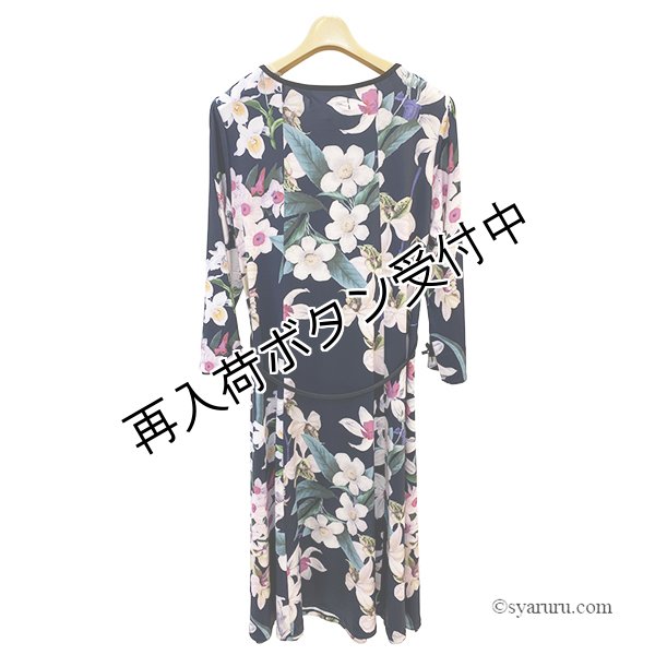 画像8: 【SUMMER SALE30％ 2026春夏SuperBeauty】大花プリント七分袖ワンピース (8)