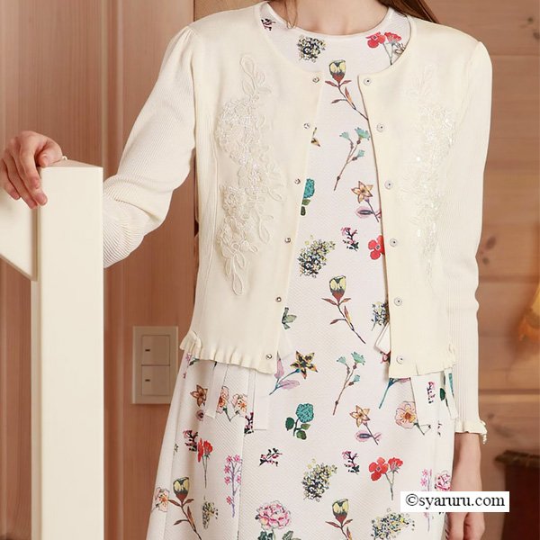 画像3: 【《新作》SuperBeauty 2026春夏】マルチカラーフラワープリント フレンチスリーブワンピース (3)