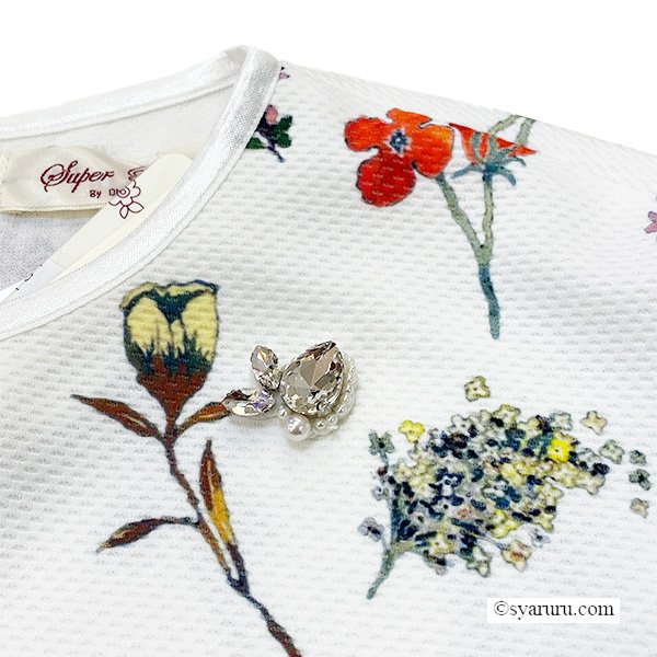 画像8: 【《新作》SuperBeauty 2026春夏】マルチカラーフラワープリント フレンチスリーブワンピース (8)