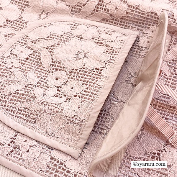 画像16: 【《新作》SuperBeauty 2026春夏】スタンドフリル透かしレース素材ダンボールニット素材コート (16)