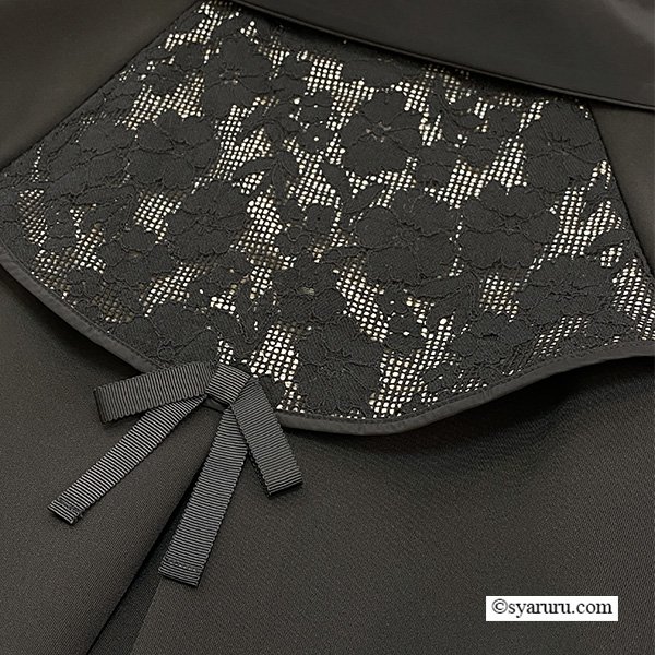 画像14: 【《新作》SuperBeauty 2026春夏】スタンドフリル透かしレース素材ダンボールニット素材コート (14)