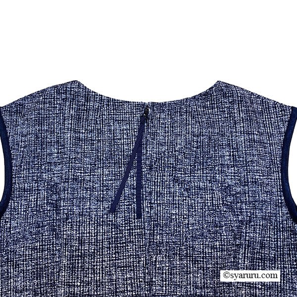 画像8: 【《新作》SuperBeauty 2026春夏】転写プリント格子チェック柄スクエアネックフレンチスリーブワンピ (8)