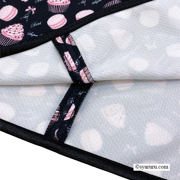 画像11: 【《新作》SuperBeauty 2026春夏】エッフェル塔モチーフ付 スイーツ柄プリント半袖ワンピース (11)