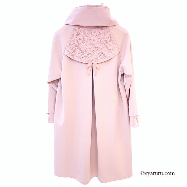 画像9: 【《新作》SuperBeauty 2026春夏】スタンドフリル透かしレース素材ダンボールニット素材コート (9)