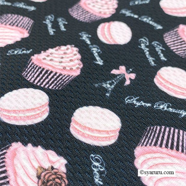 画像12: 【《新作》SuperBeauty 2026春夏】エッフェル塔モチーフ付 スイーツ柄プリント半袖ワンピース (12)