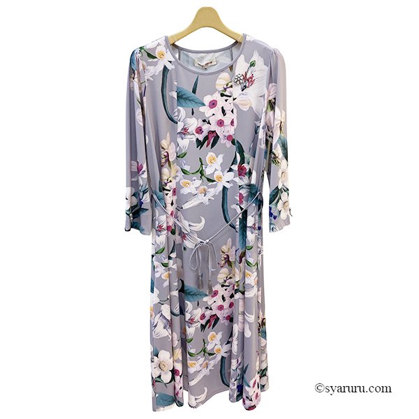 画像5: 【《新作》SuperBeauty 2026春夏】大花プリント七分袖ワンピース (5)